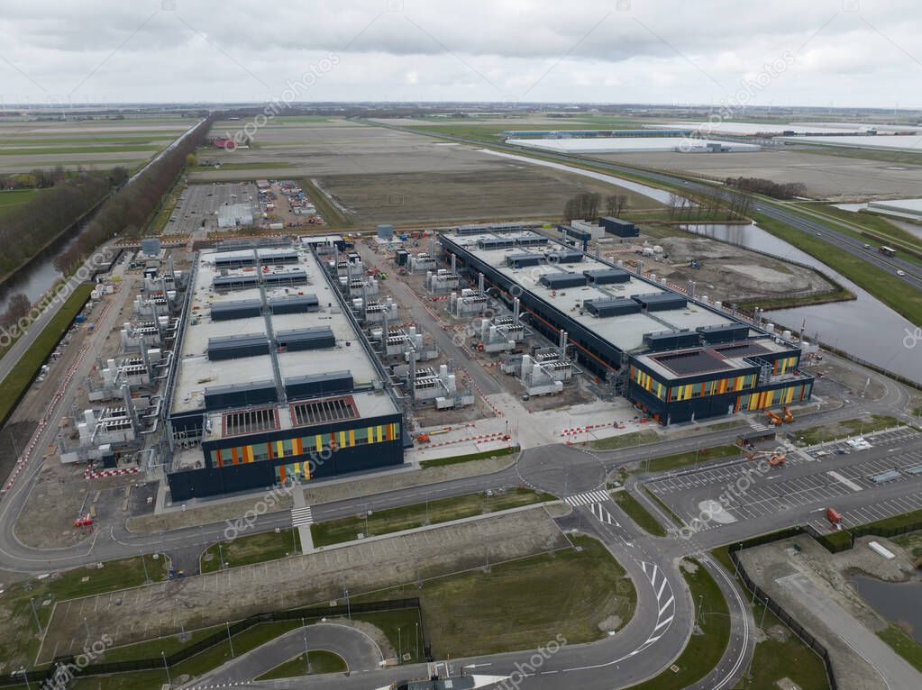 Chantier photographié par drone